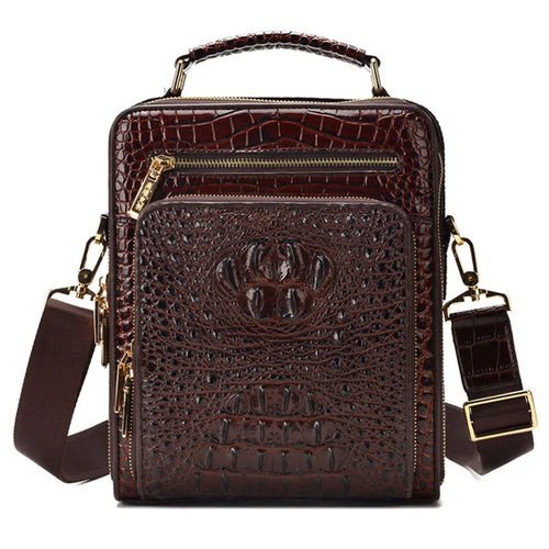 Bolso de piel de cocodrilo