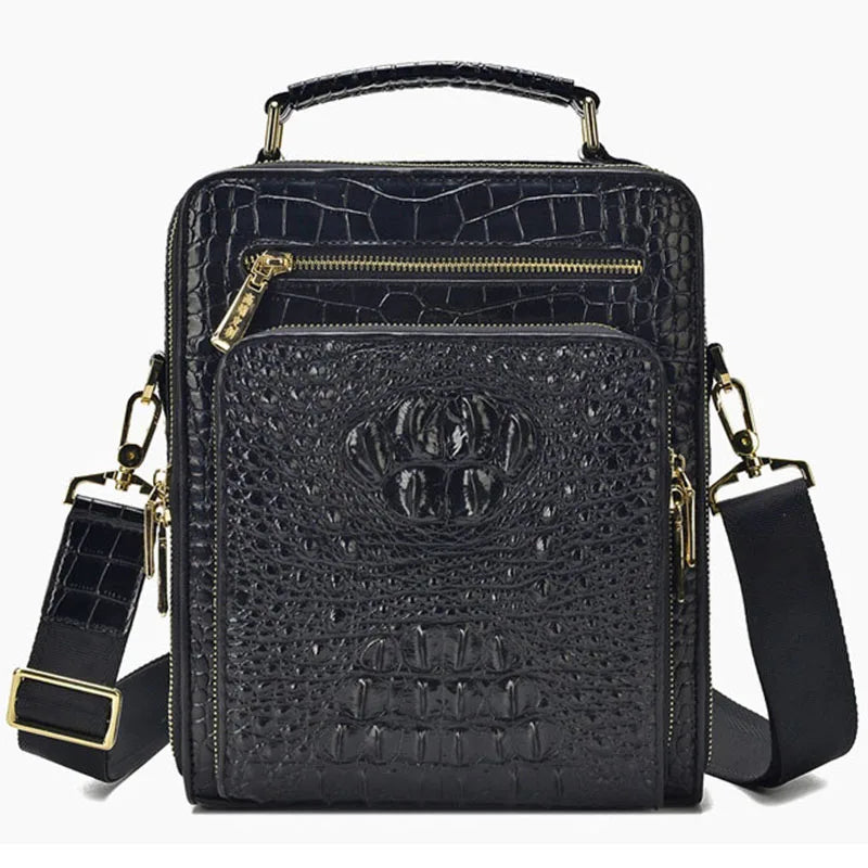 Bolso de piel de cocodrilo