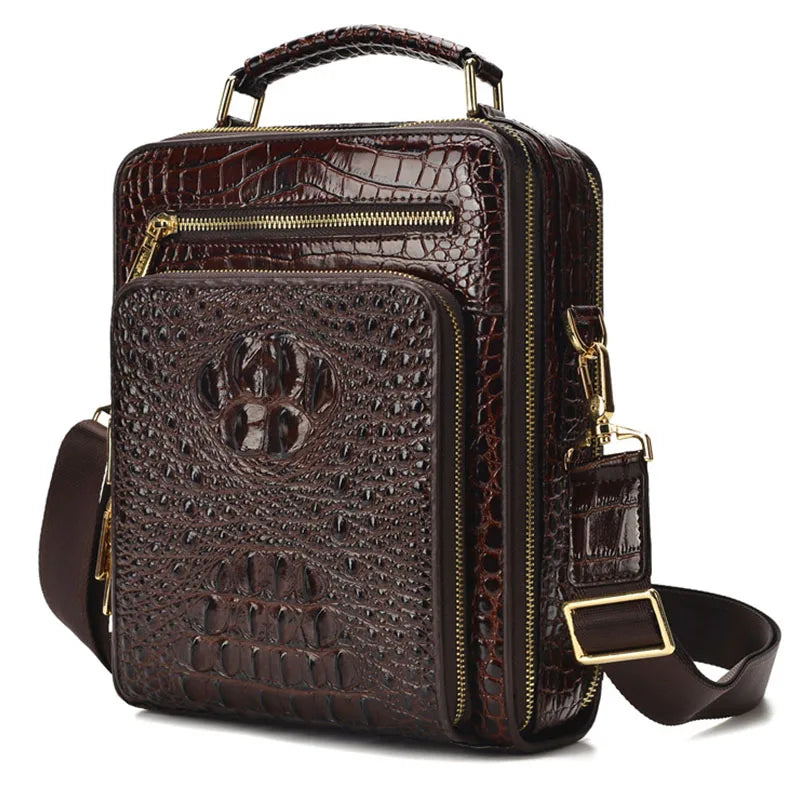 Bolso de piel de cocodrilo