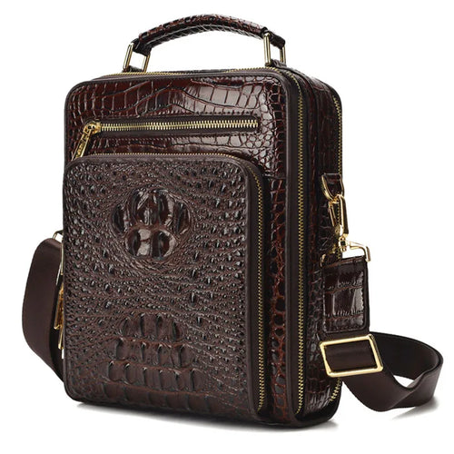 Bolso de piel de cocodrilo